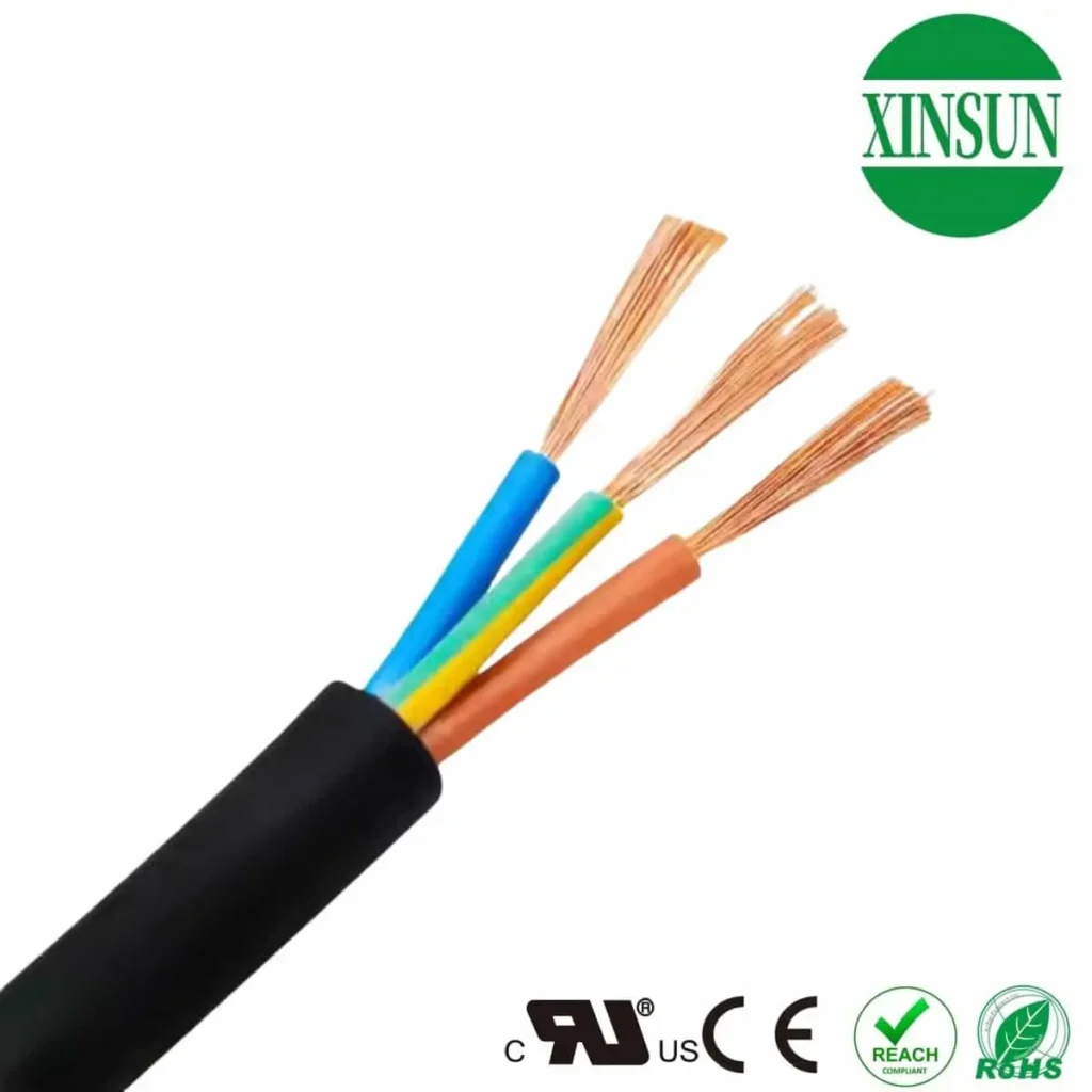 UL Rubber Power Cord | Power Cable Manufacturer - XINSUN Color Variants