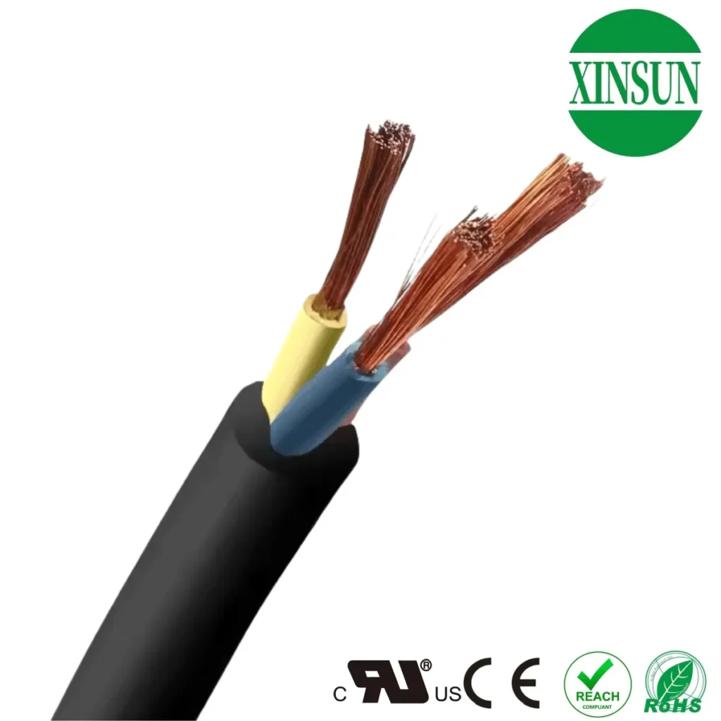 Custom CCC Rubber Power Cord | Industrial Cable Supplier - XINSUN by XINSUN